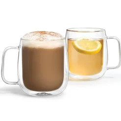 Mugs*Ricardo Set Of 2 Double Wall Cups