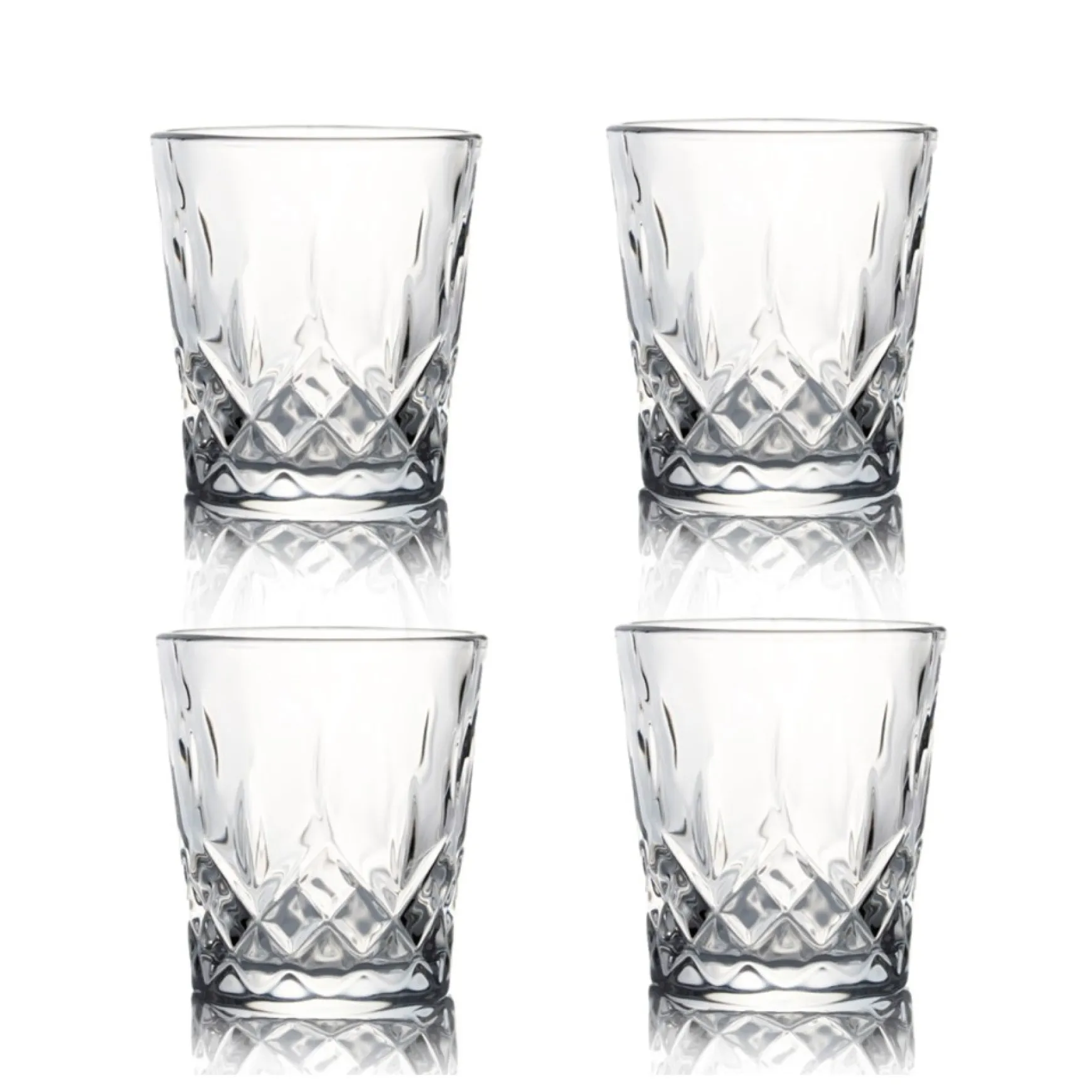 All For Spirits*Intercontinental Mercantile Set Of 4 Shot Glasses - 50Ml