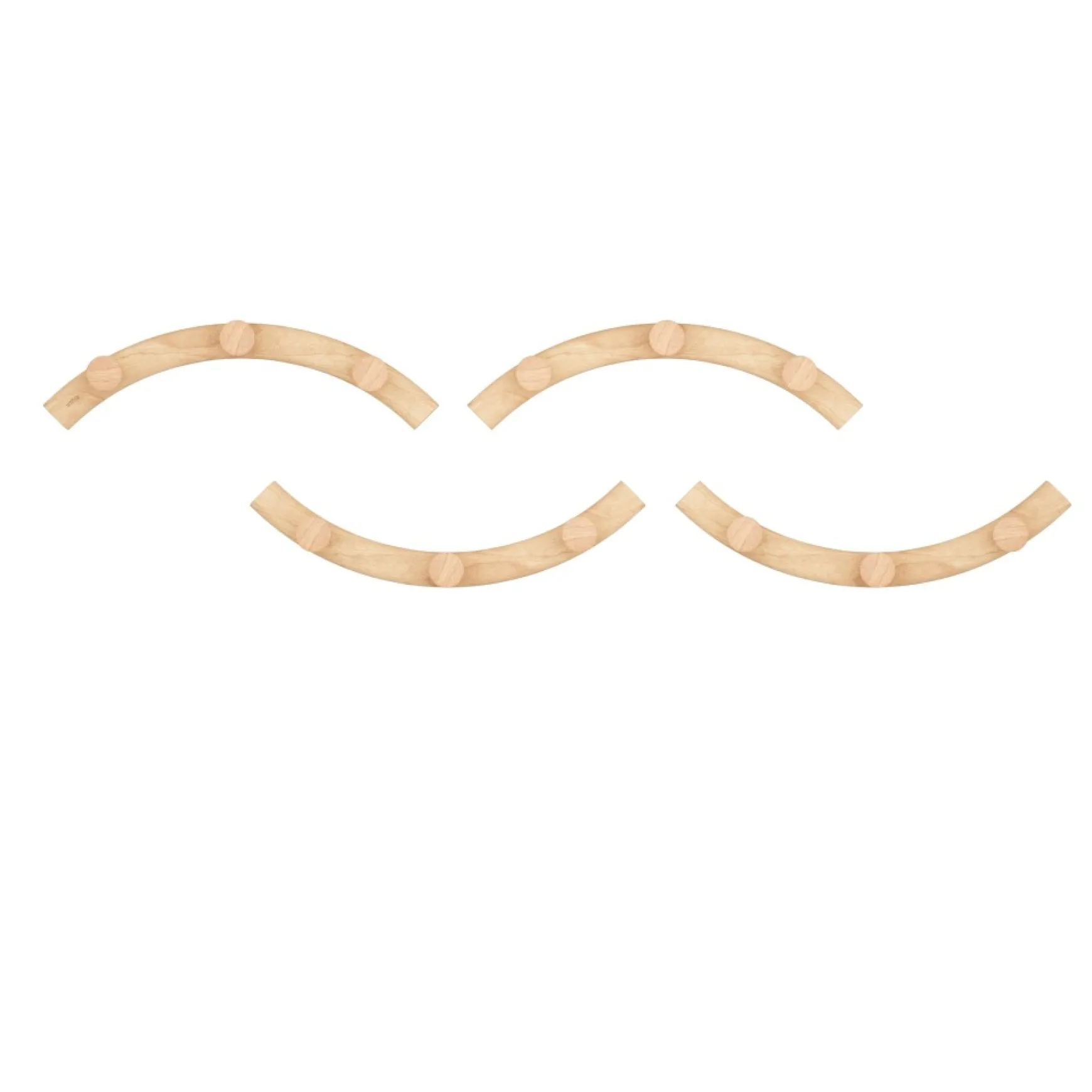 Handles & Hooks*Umbra Set Of 4 Wall Hooks - Slinka