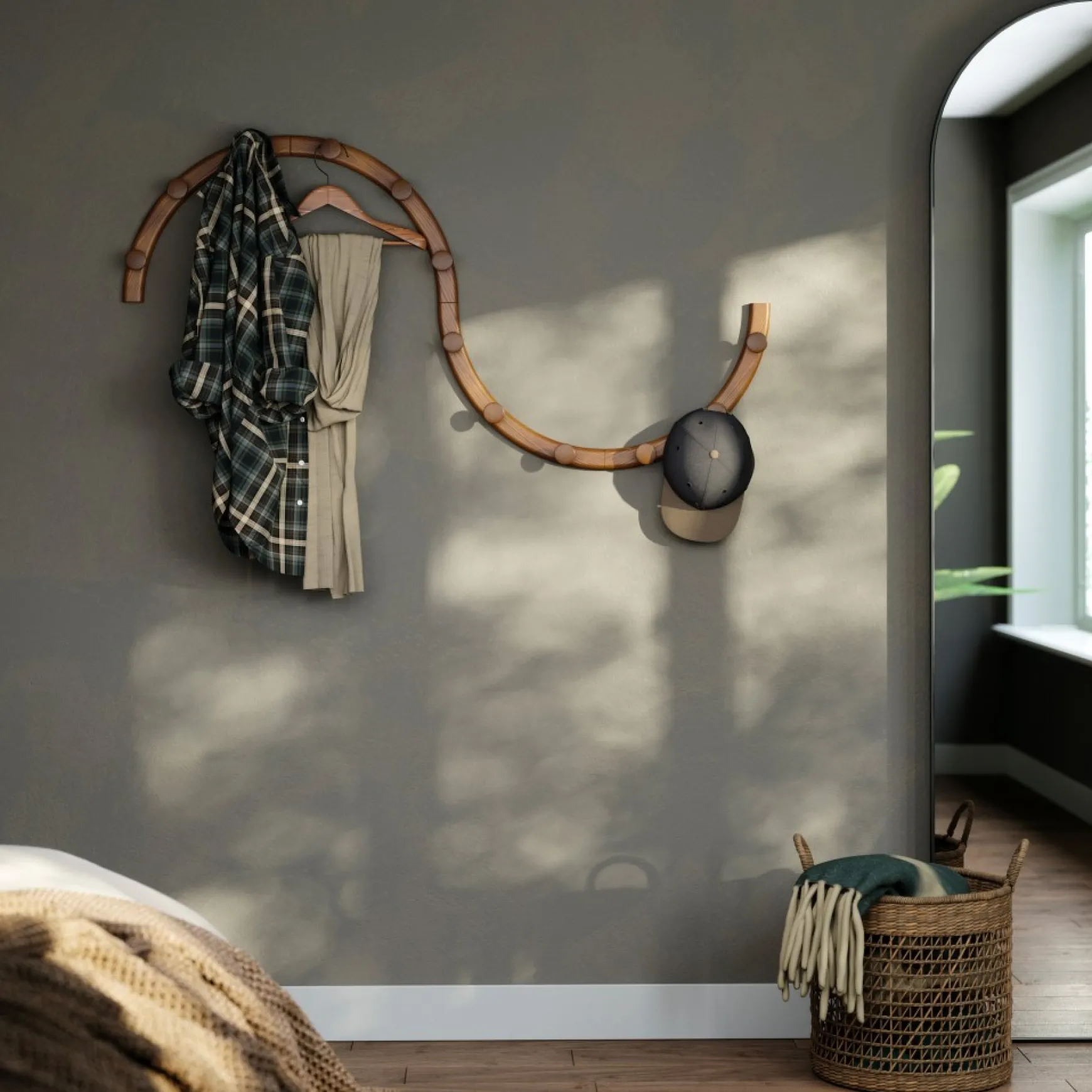 Handles & Hooks*Umbra Set Of 4 Wall Hooks - Slinka