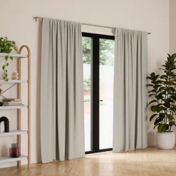 Poles & Curtains*Umbra Set Of Beige Blackout Curtains - Twilight