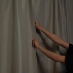 Poles & Curtains*Umbra Set Of Grey Blackout Curtains - Twilight