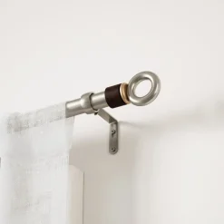 Poles & Curtains*Umbra Silver Curtain Rod - Circo