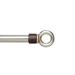 Poles & Curtains*Umbra Silver Curtain Rod - Circo