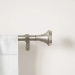 Poles & Curtains*Umbra Silver Curtain Rod - Ella