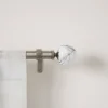 Poles & Curtains*Umbra Silver Curtain Rod - Venus