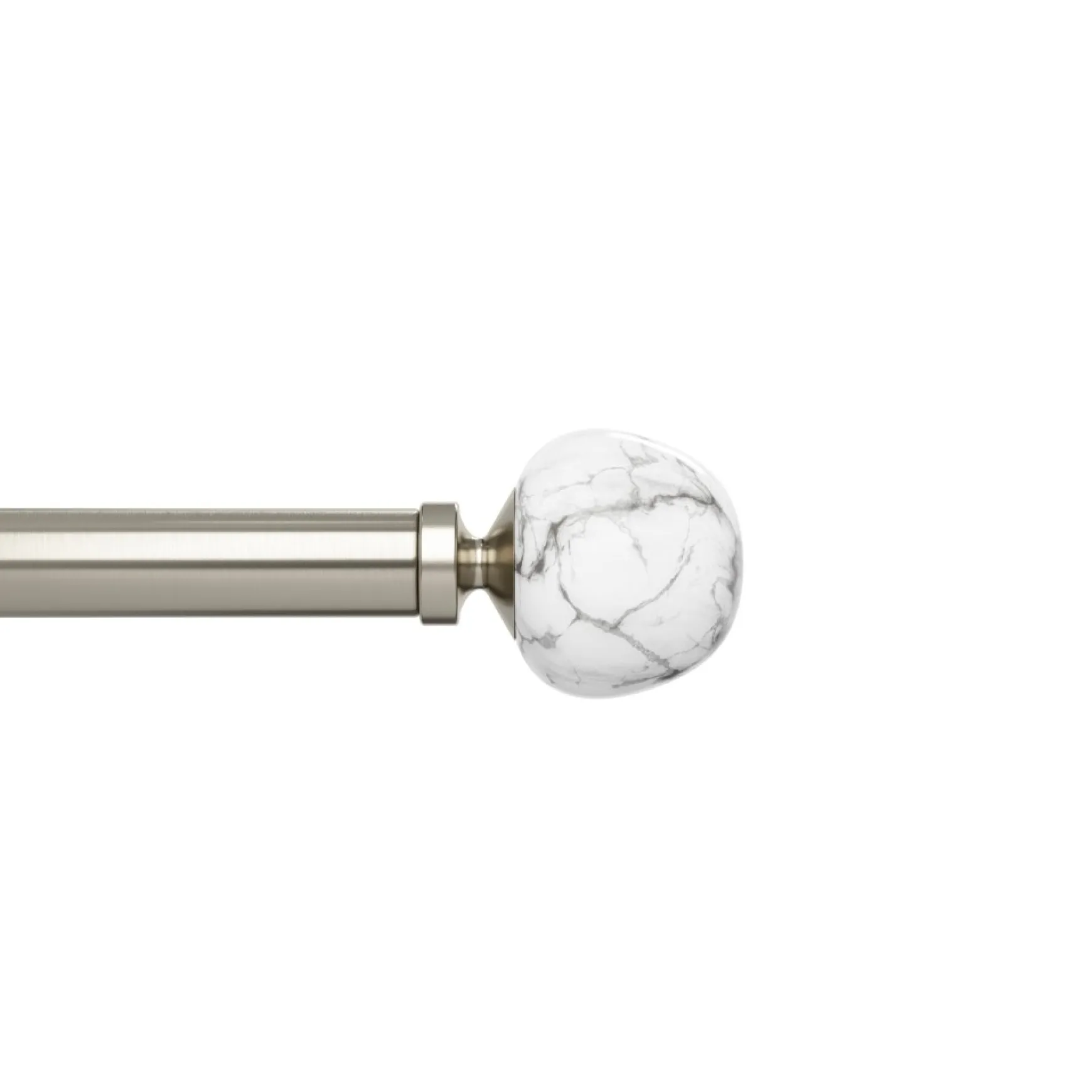 Poles & Curtains*Umbra Silver Curtain Rod - Venus