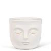 Vases & Pots*Abbott Sleeping Face Planter - White