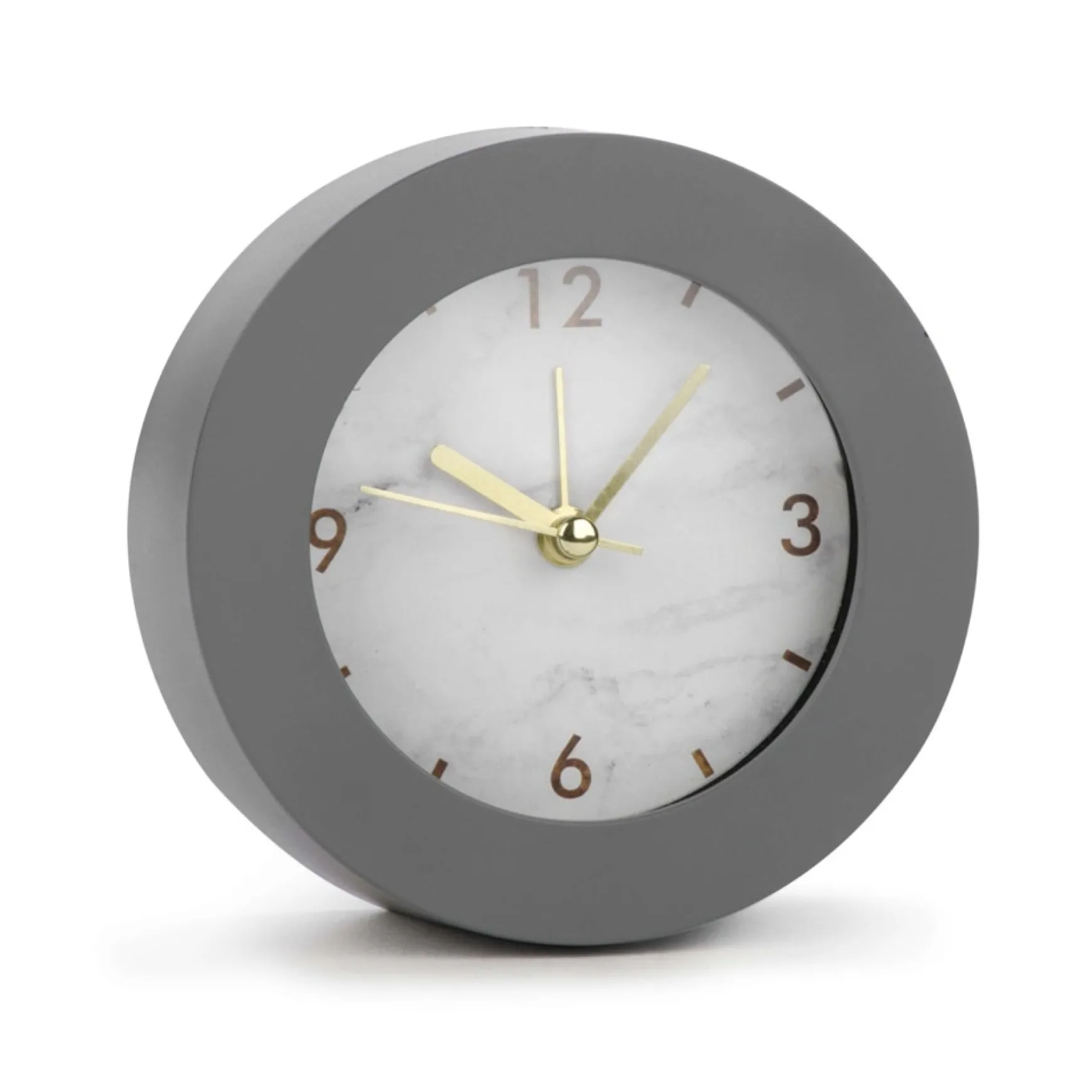 Decorative Objects*Attitudes Import 2 Small Alarm Clock - Gray