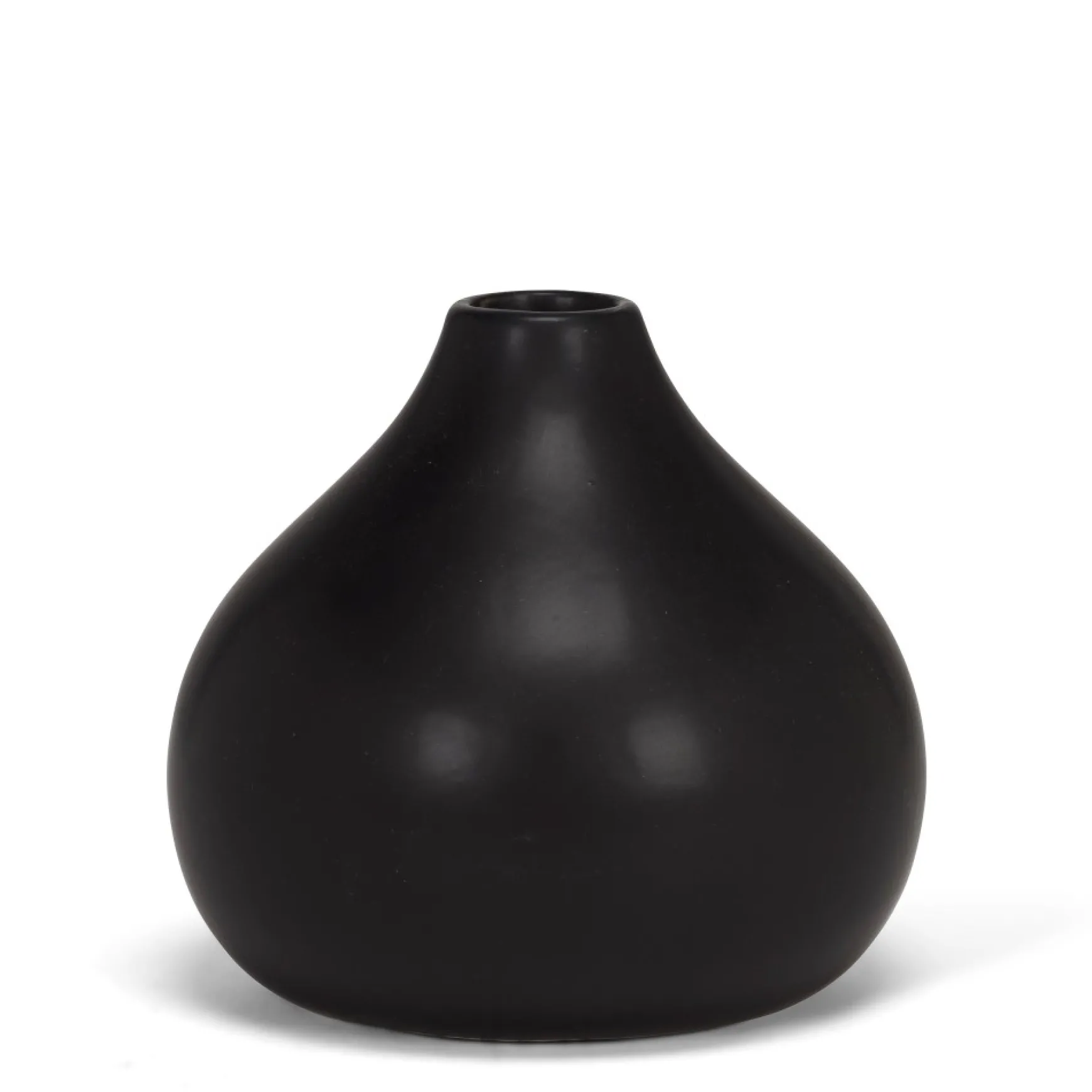 Vases & Pots*Abbott Small Matte Black Vase - Cashmere