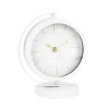 Decorative Objects*Attitudes Import Small Table Clock - White