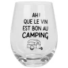 All For Wine*Attitudes Import Stemless Wine Glass - Camping