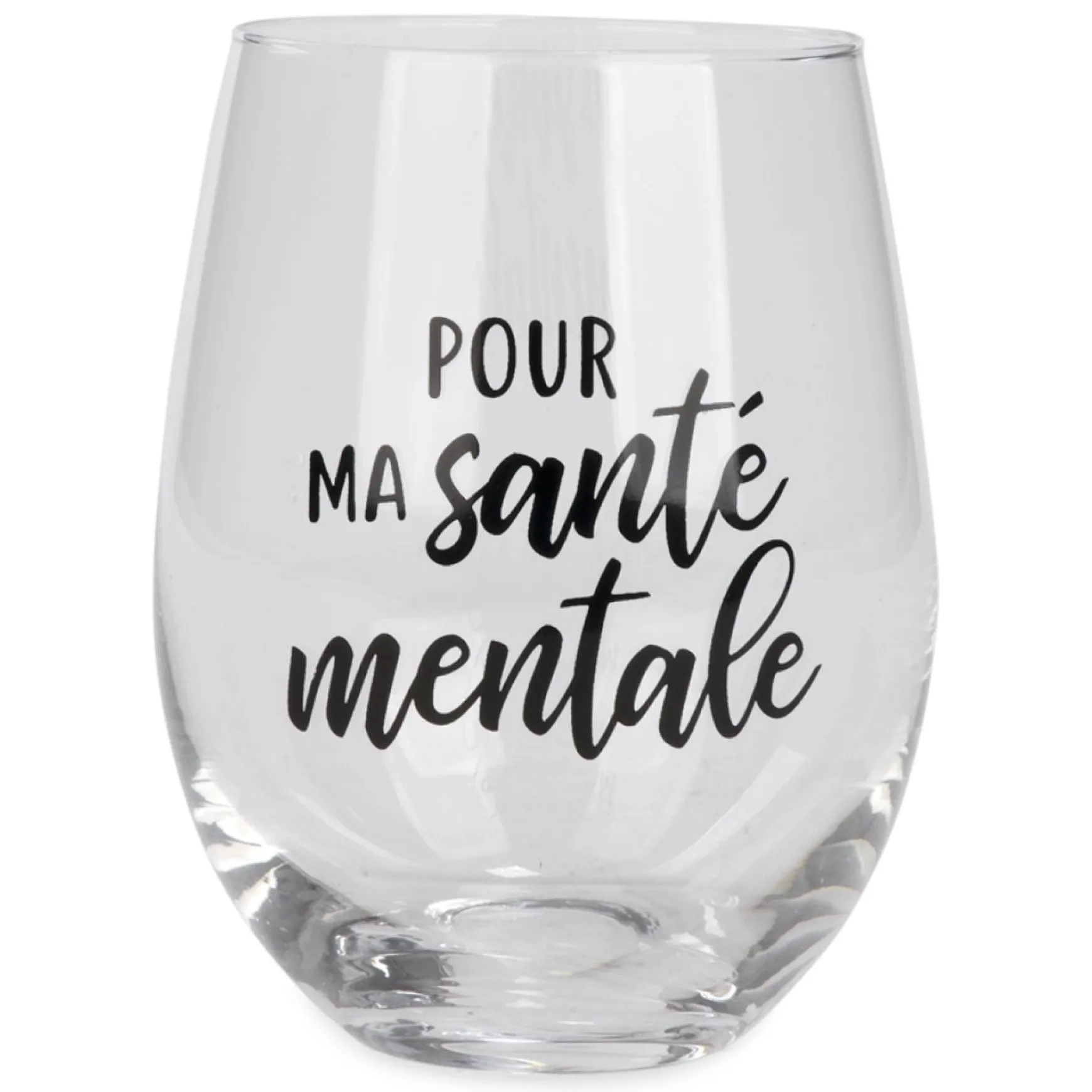 All For Wine*Attitudes Import Stemless Wine Glass - Sante Mentale