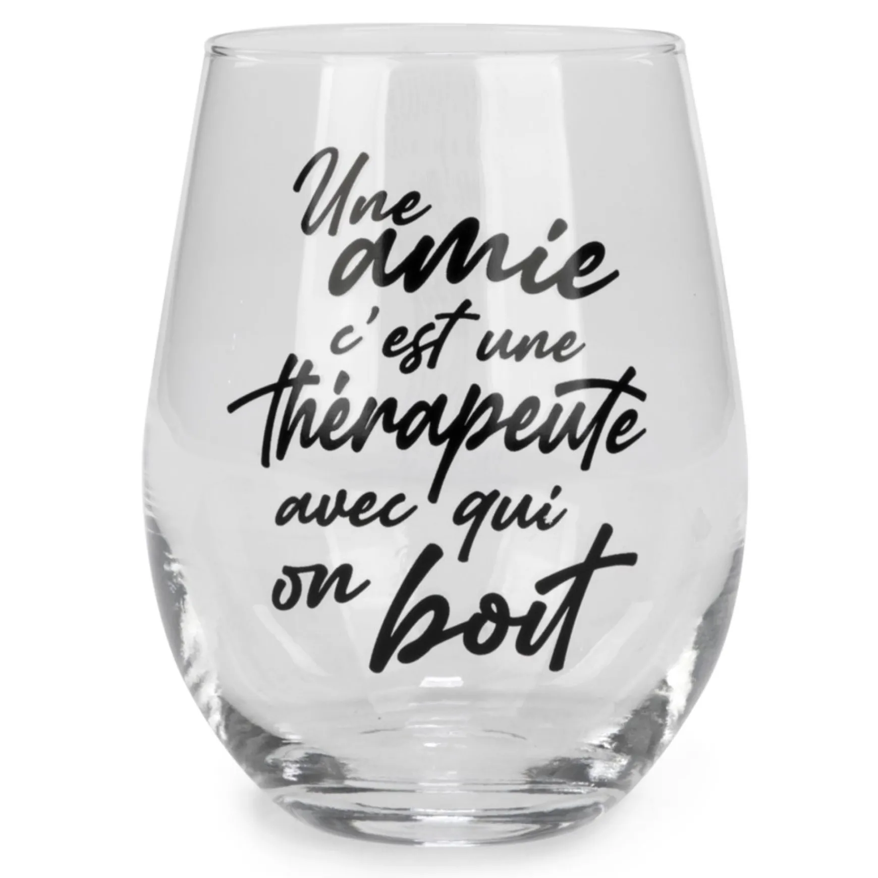 All For Wine*Attitudes Import Stemless Wine Glass - Une Amie