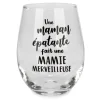 Products With Text*Attitudes Import Stemless Wine Glass - Une Maman...