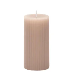 Decorative Candles*CTG Brands Striped Candle - Beige