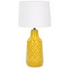 Luminaires*Attitudes Import 2 Table Lamp - Yellow Base And Geo Design