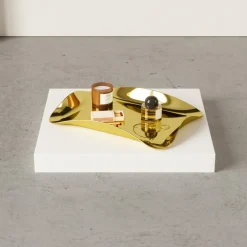 Plates, Trays & Containers*Umbra Tray Brass - Wave