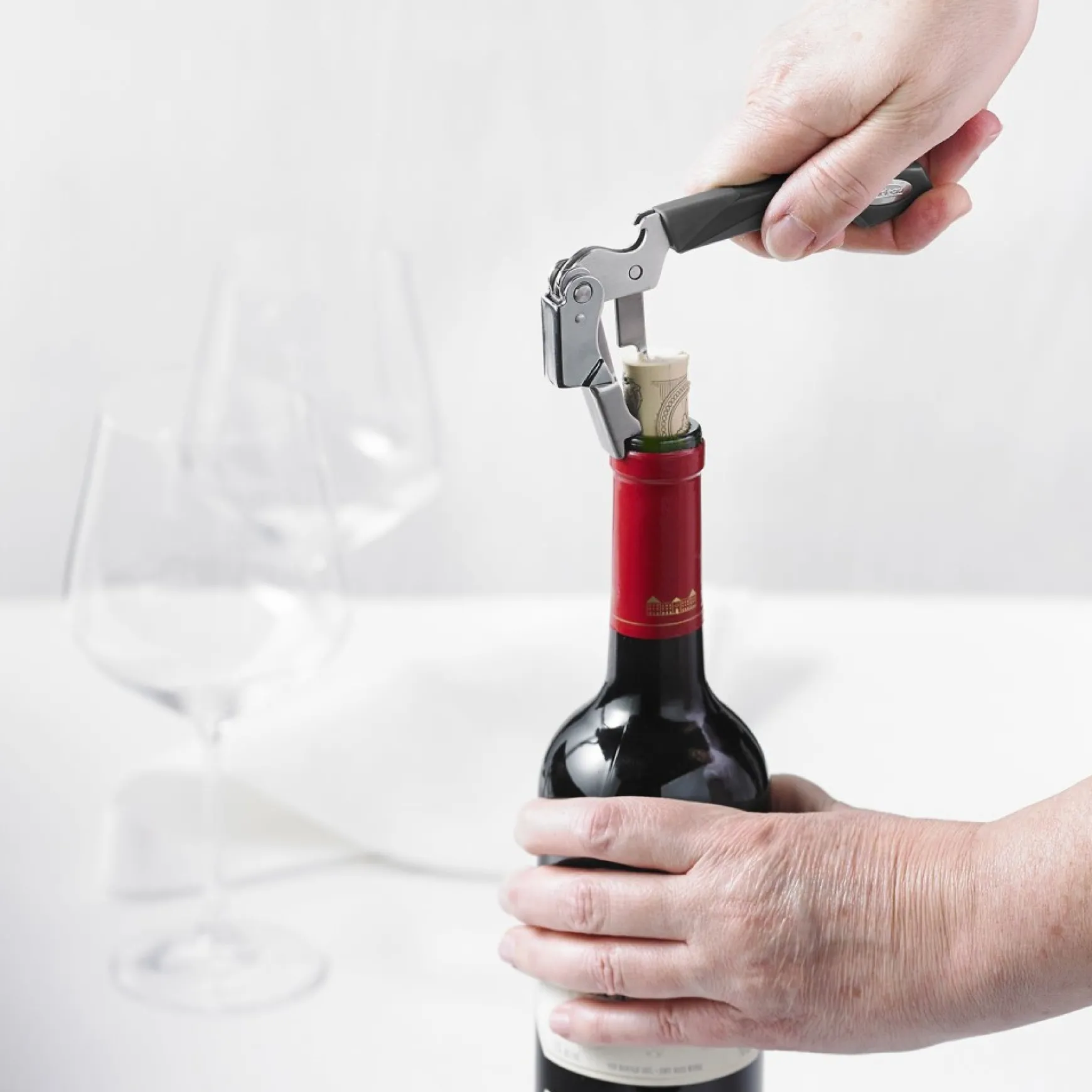 All For Wine*Trudeau Turbo Double Lever Corkscrew