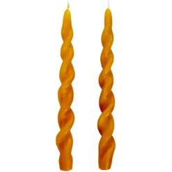 Decorative Candles*CTG Brands Twisted Candle Set - Ochres