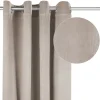 Poles & Curtains*Attitudes Import 2 Velvet Curtain - Beige