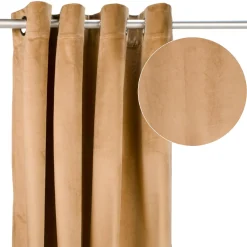Poles & Curtains*Attitudes Import 2 Velvet Curtain - Gold