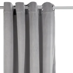 Poles & Curtains*Attitudes Import 2 Velvet Curtain - Grey