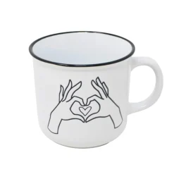 Mugs*Nostalgia Import Vintage Mug - Hands In Heart