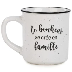 Mugs With Text*Attitudes Import 2 Vintage Mug - Le Bonheur