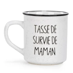 Mugs With Text*Attitudes Import 2 Vintage Mug - Survie De Maman