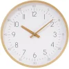 Decorative Objects*Splash Internatinnal Wall Clock - White Wood