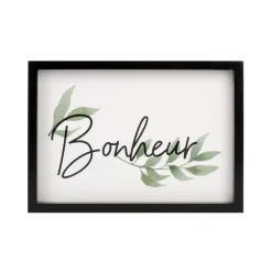 Plates & Wall Frames*Attitudes Import 2 Wall Plate - Bonheur