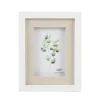 Photo Frames*CTG Brands White And Linen Photo Frame - 6 X 8