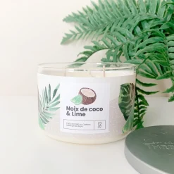 Scented Candles*Kozy x Three Wix & CO 3-Wick Candle - Lime And Coconut
