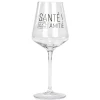 Products With Text*Attitudes Import 2 Wine Glass - Amitie