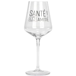 All For Wine*Attitudes Import 2 Wine Glass - Amitie
