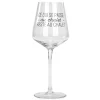 Products With Text*Attitudes Import 2 Wine Glass - Ce Qui Se Passe Au Chalet