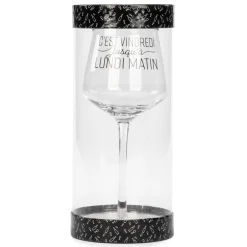 Products With Text*Attitudes Import 2 Wine Glass - Vindredi