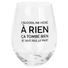 All For Wine*Attitudes Import 2 Wine Glass Without Stem - L'Alcool