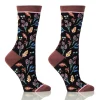 Slippers, Socks & Sandals** Women's Socks - Plants Patterns