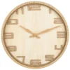 Clocks*Attitudes Import Wood Effect Wall Clock