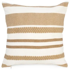 Cushions*Attitudes Import Woven Pattern Cushion - Ivory